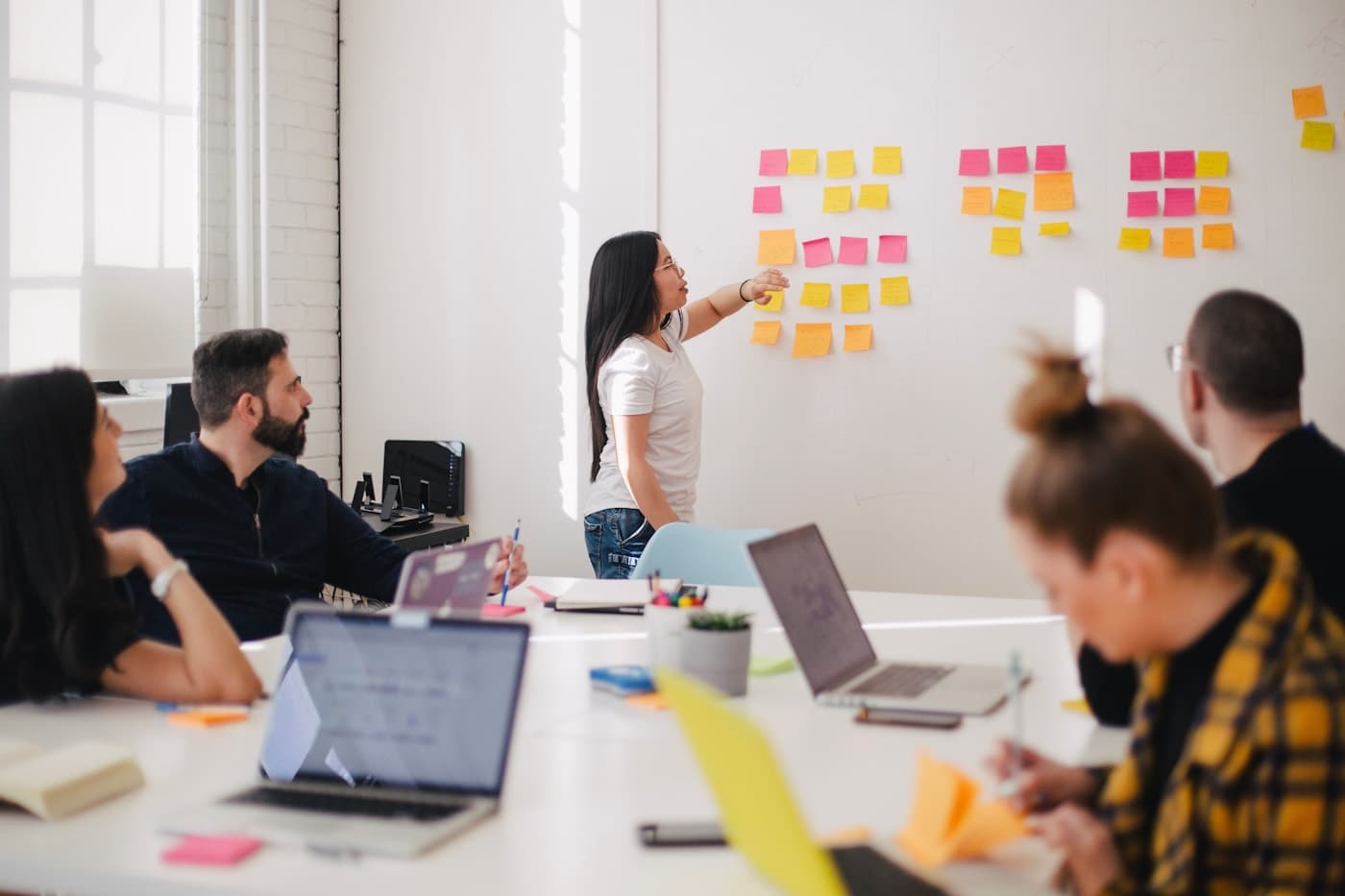 Calm professional collaboration in a leadership environment